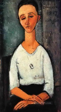  1917 Oil Painting - chakoska 1917 Amedeo Modigliani